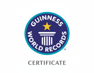 Guinness World Records logo. Upscaled in 2026 using Gemini AI by Howard Lake