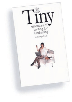 Book cover of the Tiny Essentials of Writing for Fundraising