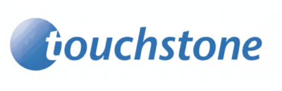 Touchstone logo. Upscaled with Gemini AI by Howard Lake 2026.