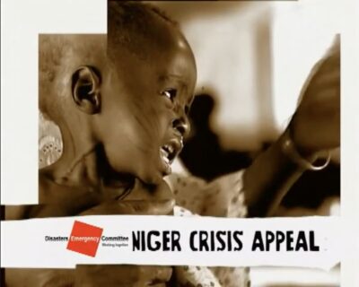 Video still from DEC Niger crisis appeal August 2005
