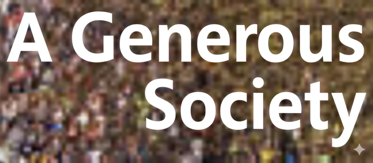 A Generous Society logo - upscaled with Gemini AI by Howard Lake