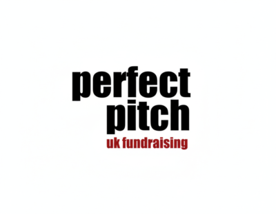UK Fundraising Perfect Pitch logo, upscaled with Google Gemini AI by Howard Lake 20260210