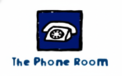 The Phone Room logo - upscaled with Gemini AI by Howard Lake February 2026.