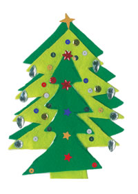 Mencap Tree of Life Christmas card design