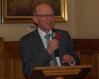 John Low speaking at the House of Lords