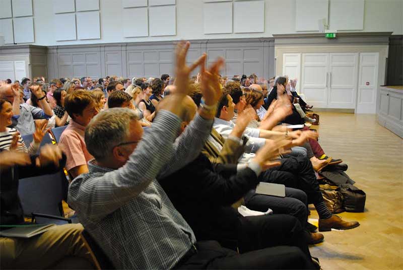 Audience participation at IWITOT 2013