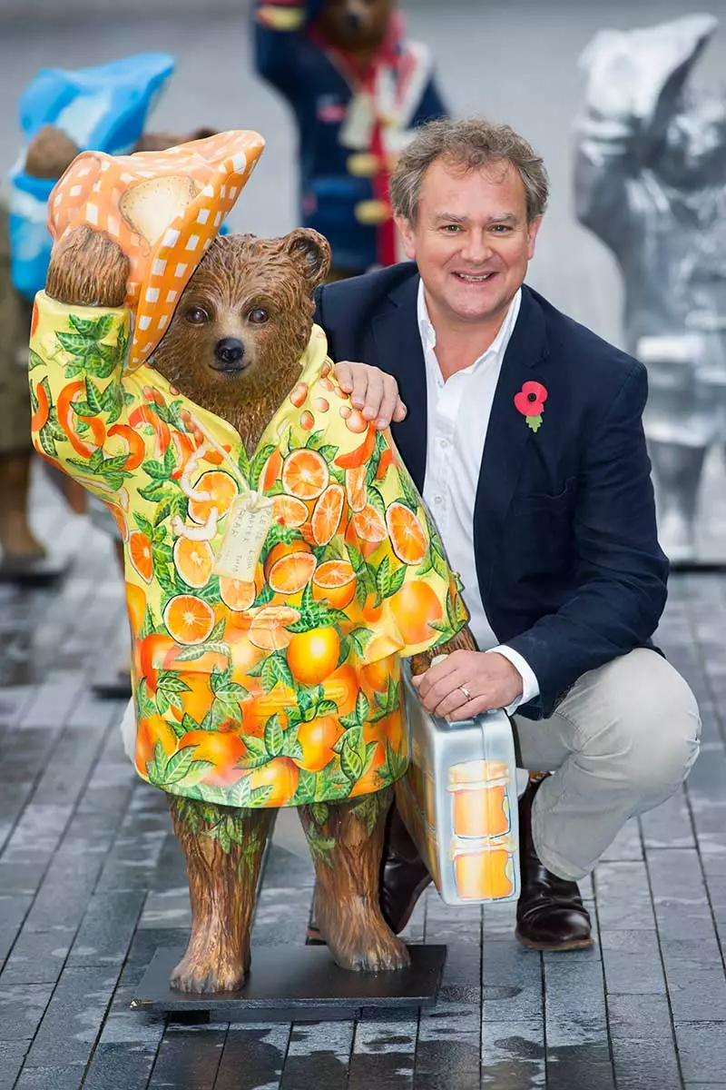 Hugh Bonneville’s marmalade design for Paddington Bear. Photo: Jon Furniss.