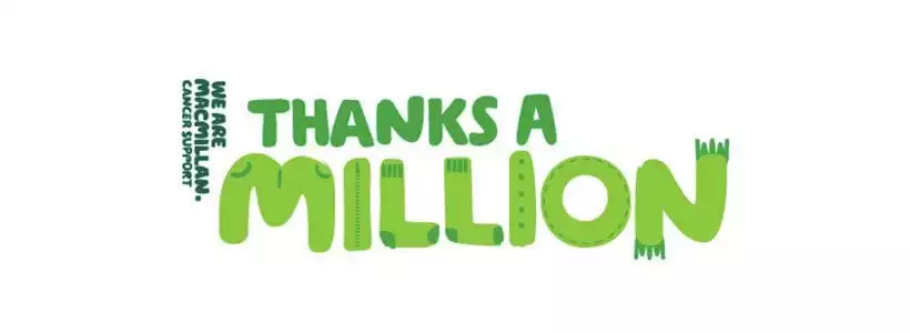 Thanks a million, says Macmillan Cancer Support