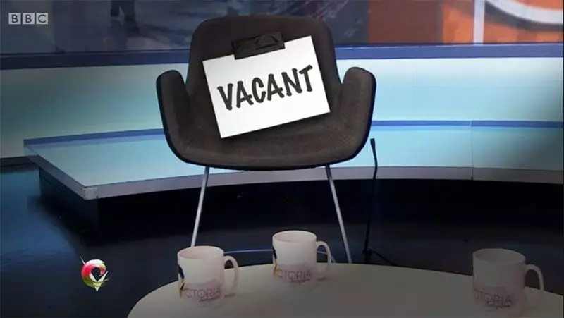 Vacant chair for charity CEO on BBC's Victoria programme