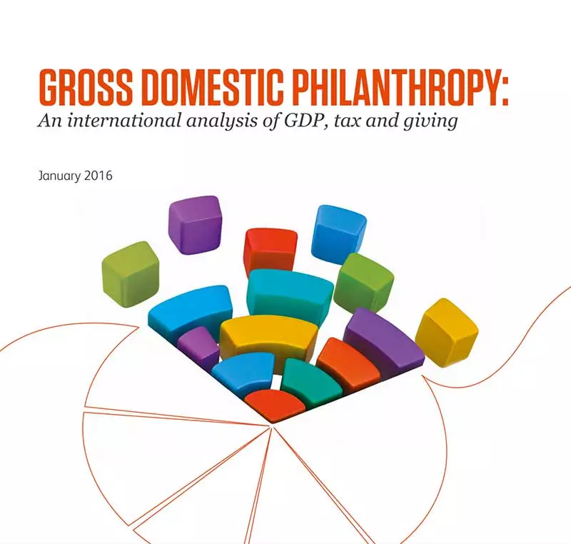 CAF's Gross Domestic Philanthropy report cover