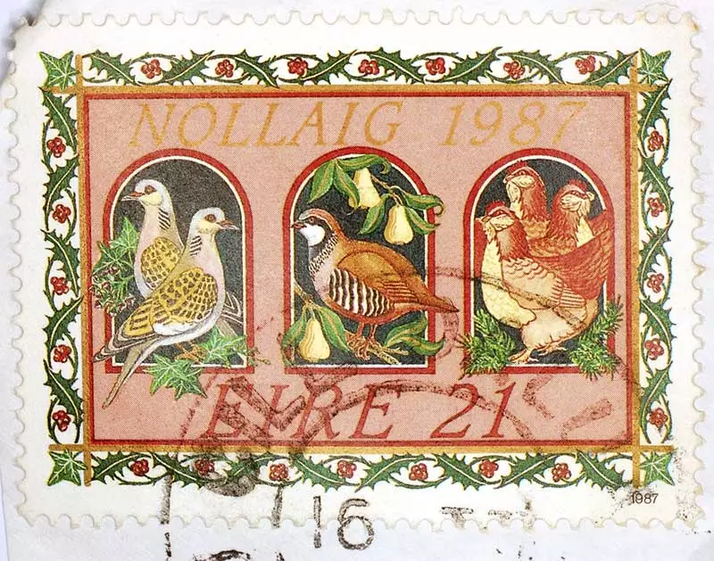 1987 Irish Christmas stamp