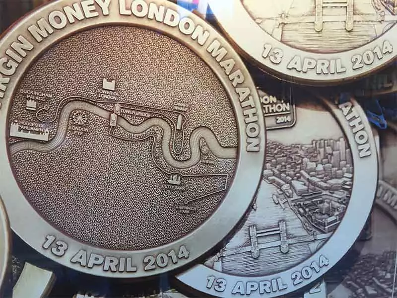 London Marathon medals