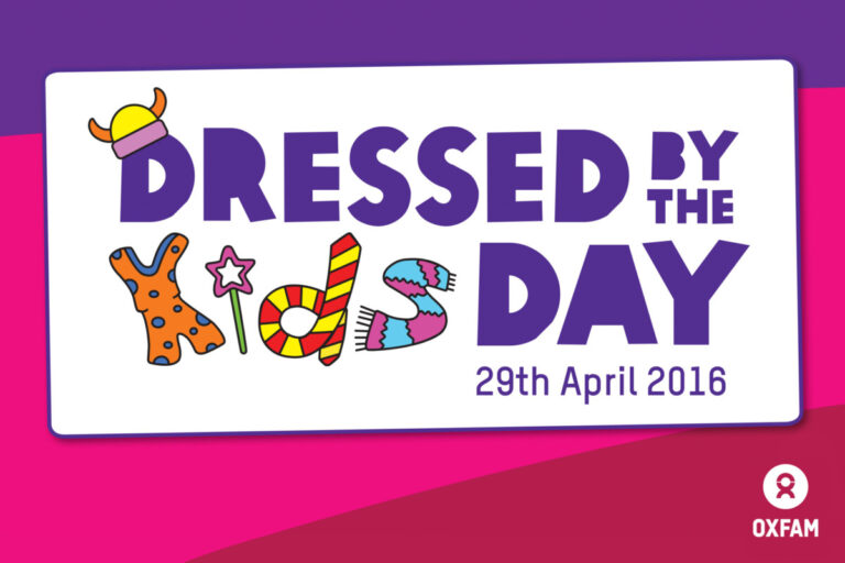 Oxfam's Dressed by the Kids Day 2016 logo