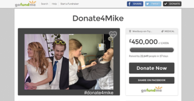 Donate4Mike campaign on GoFundMe