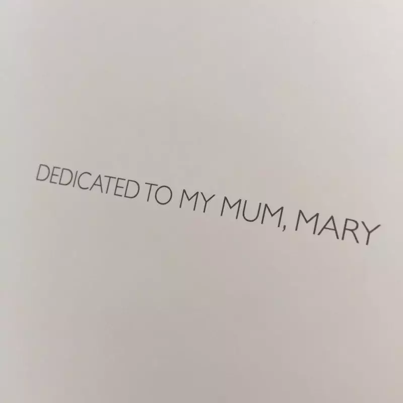 Dedicated to Jones’ mother Mary