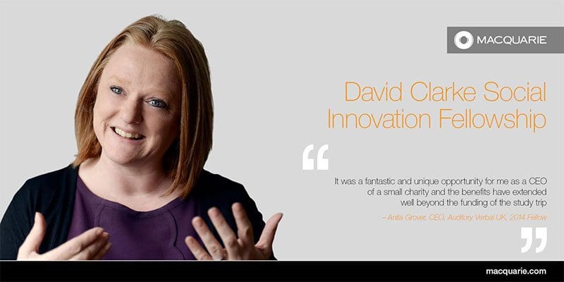 Anita Grover - David Clarke Social Innovation Fellowship winner
