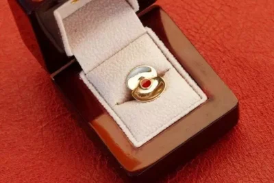 The Somme 100 Poppy pin in a presentation box.