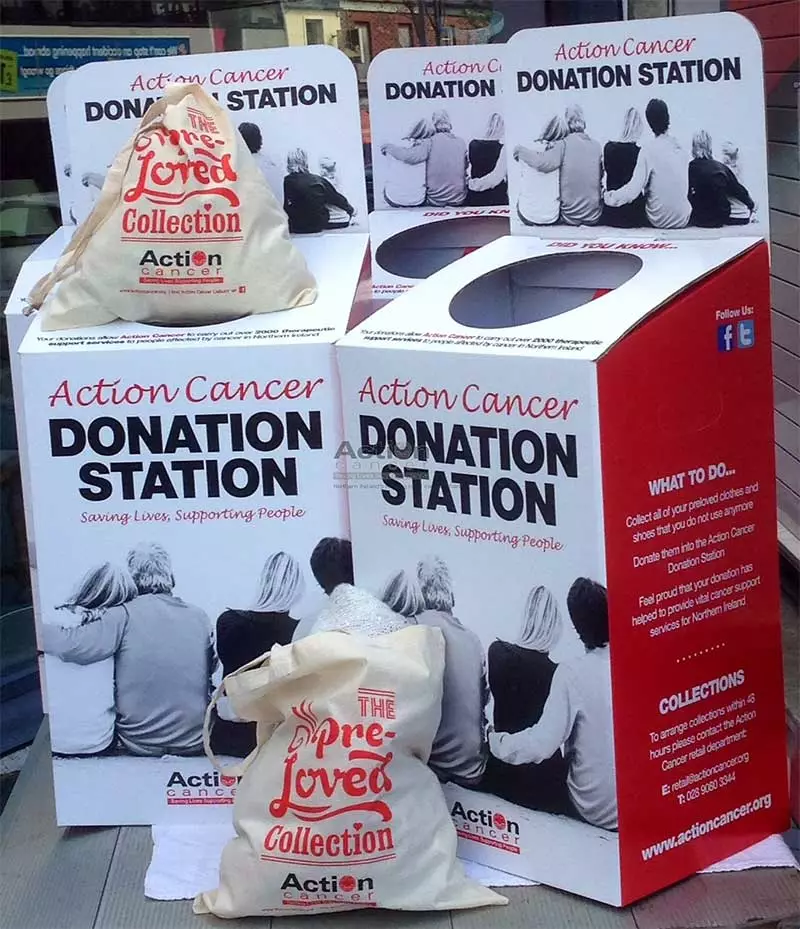 Action Cancer Donation Stations. Image: Action Cancer