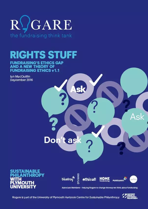 Rights Stuff - fundraising ethics white paper from Rogare