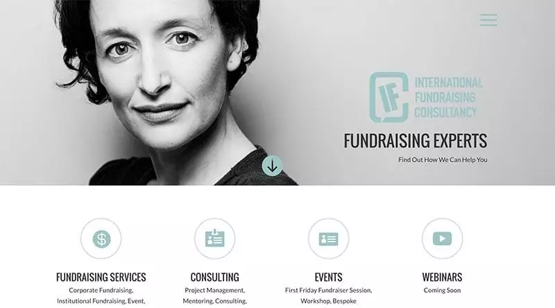 International Fundraising Consultancy Netherlands website