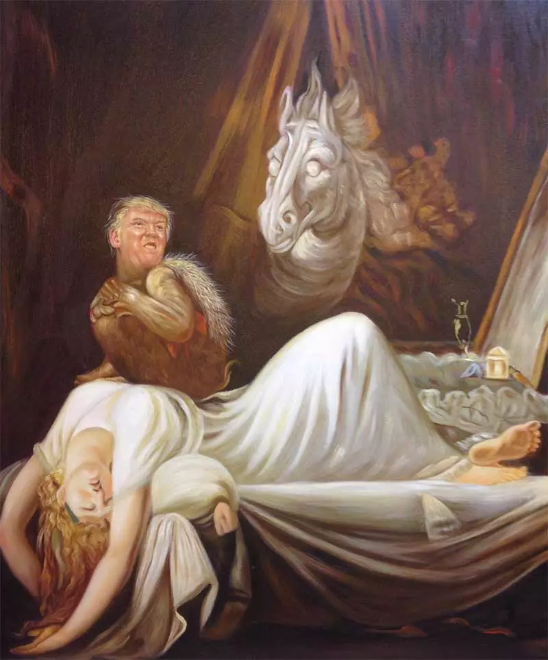 Every Woman's Nightmare, featuring Donald Trump as Incubus. Image: Nobilified.com
