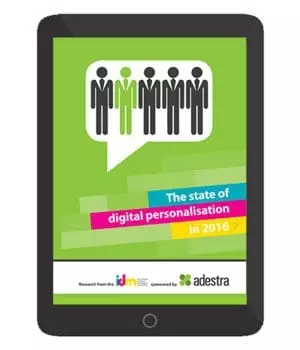 The State of Digital Personalisation (2016) cover - The IDM