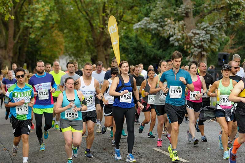 Ealing Half Marathon runners