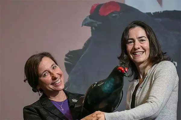 (l-r) Alison Connelly, Head of Funding Development at RSPB and Suzy Smith, Marketing Director for The Famous Grouse