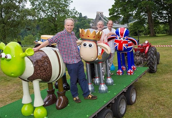 Aardman's Nick Park and Shaun in the City