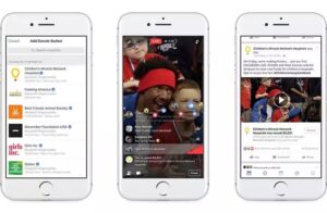 The Donate button in Facebook Live for Pages