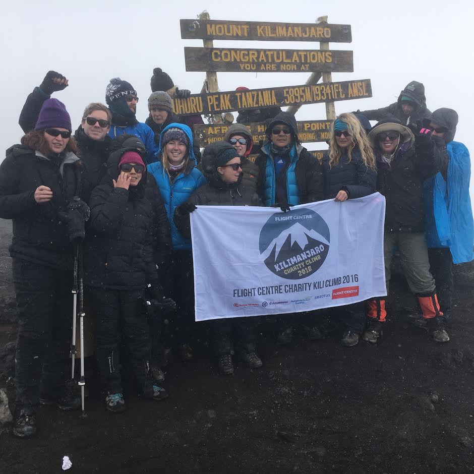 Flight Centre UK staff climb Mount Kilimanjaro for charity in 2016