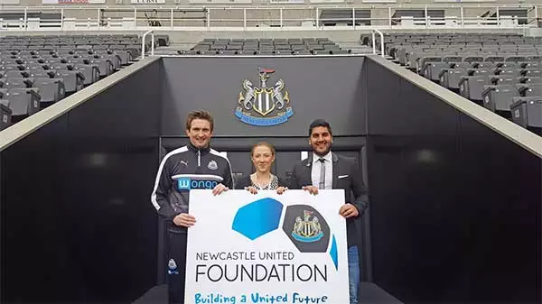 Malhotra Group plc supporters Newcastle United Foundation