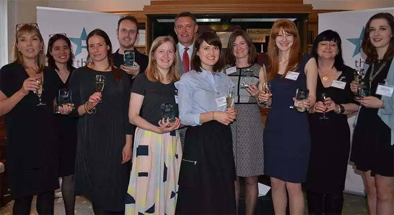 Emcees awards winners in 2016.