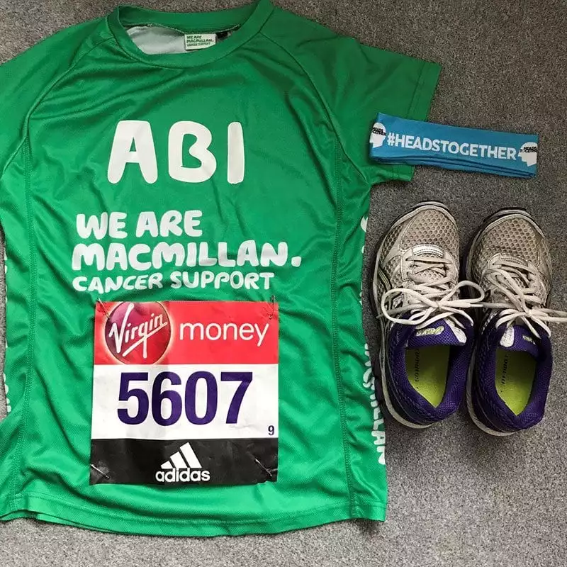 Macmillan Marathon running kit
