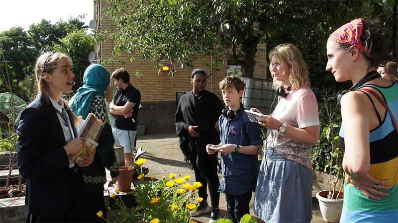 SPID Theatre Group open air rehearsal