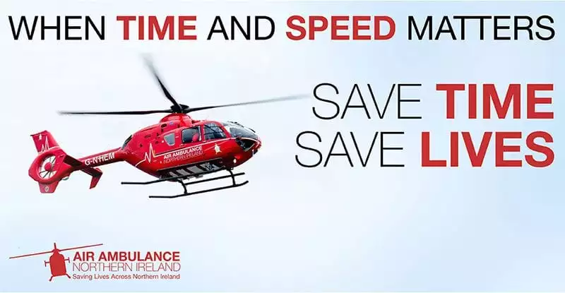 Air Ambulance NI - when time and speed matter, save time, save lives