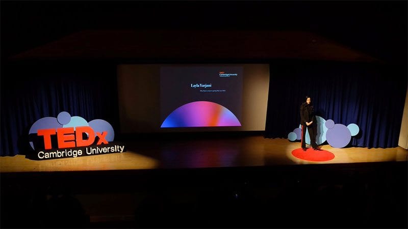 Layla Yarjani at TEDx Cambridge University