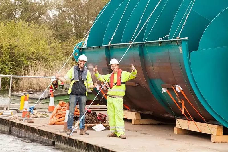 Sandford Hydro workers