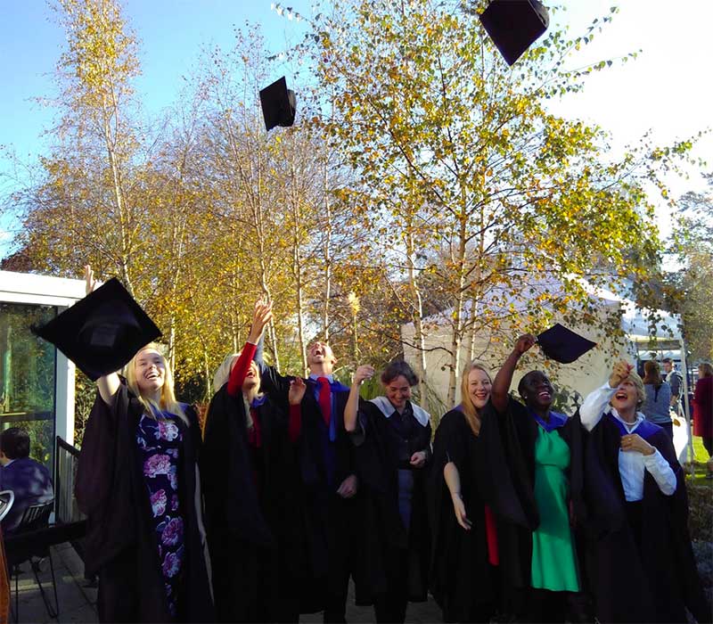 First graduates on University of Chichester's undergraduate fundraising course