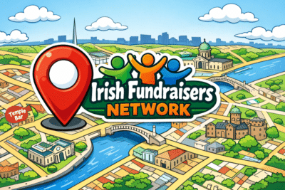 Irish Fundraisers Network in Dublin. Created by Howard Lake with ChatGPT (AI).