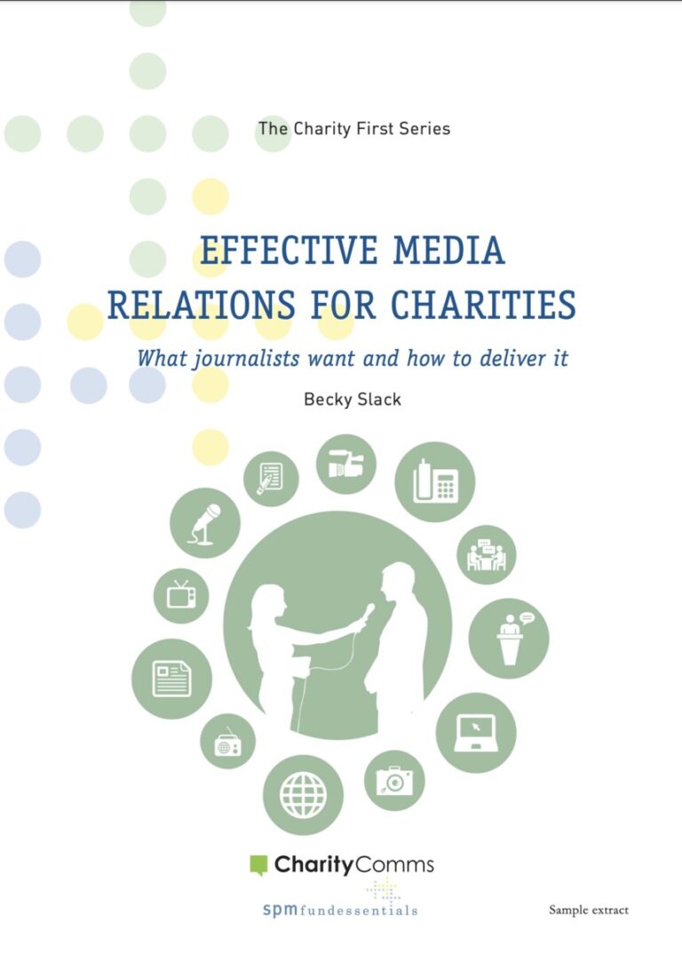 Effective Media Relations for Charities, by Becky Slack (cover)