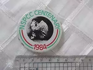 NSPCC centenary badge 1984