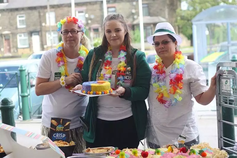 Morrisons staff hold a bake sale for CLIC Sargent