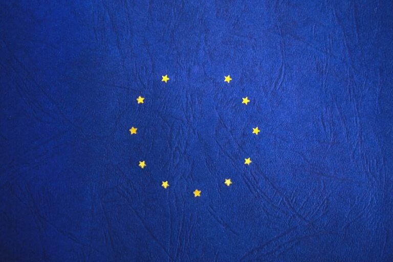 One yellow star missing from the 12 on a blue EU background - photo: Pexels.com