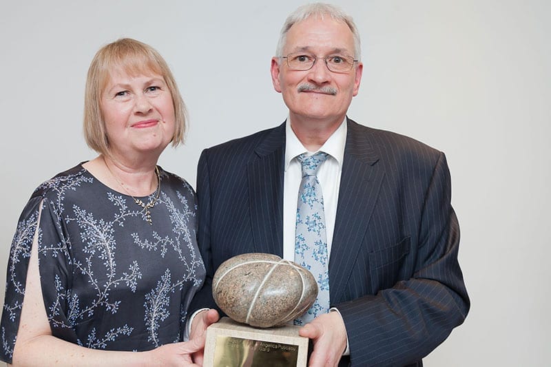 Claire and Ray Gard, winners’ of the Individual Philanthropy Award.