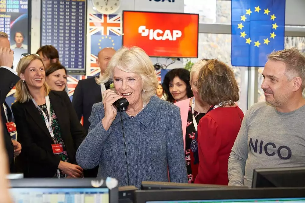 HRH Duchess of Cornwall at ICAP Charity Day 2018