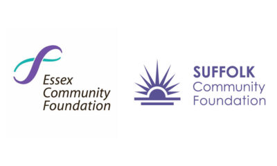 Essex and Suffolk Community Foundations logos side by side