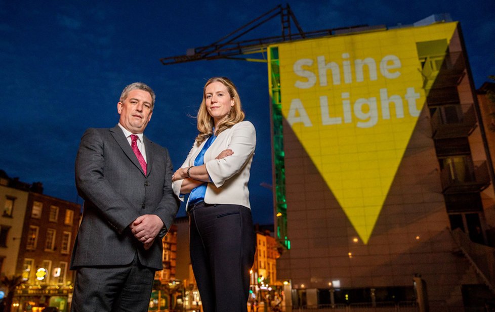 Catherine O Kelly, MD of Bord Gáis Energy and Pat Dennigan, CEO, Focus Ireland