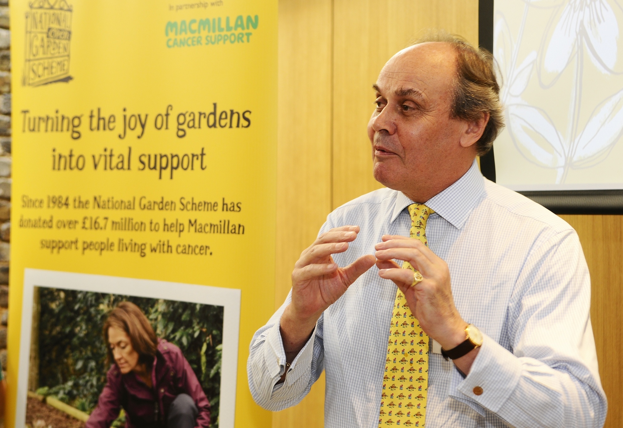 George Plumptre, CEO of the National Garden Scheme