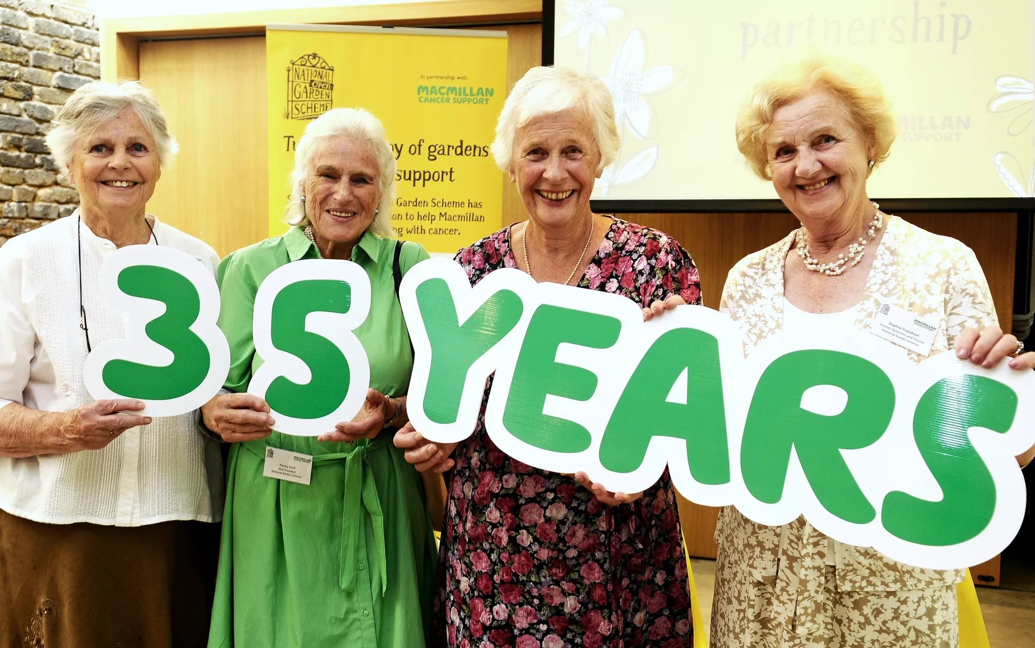 35 years of Macmillan Cancer Support and the National Gardens Scheme's partnership